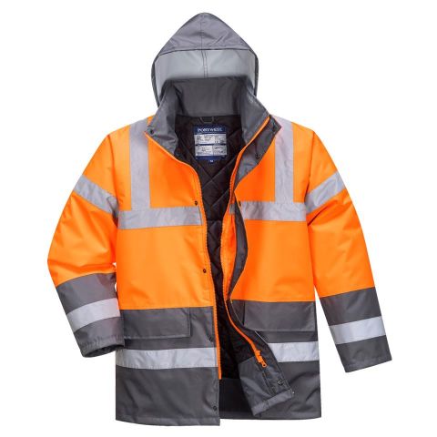 Parka AV naranja/gris PORTWEST S467 